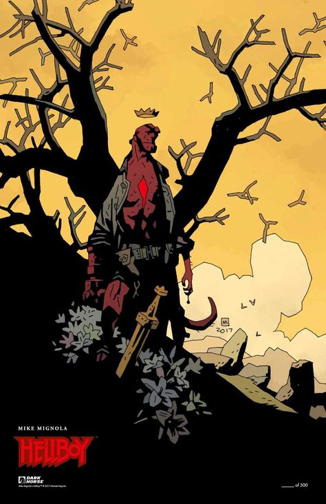 Hellboy In Hell, Hellboy Comics, Duncan Fegredo, Hellboy Mike Mignola, Mike Mignola Hellboy, Hellboy Comic, Mignola Hellboy, Hellboy Movie, Mignola Art