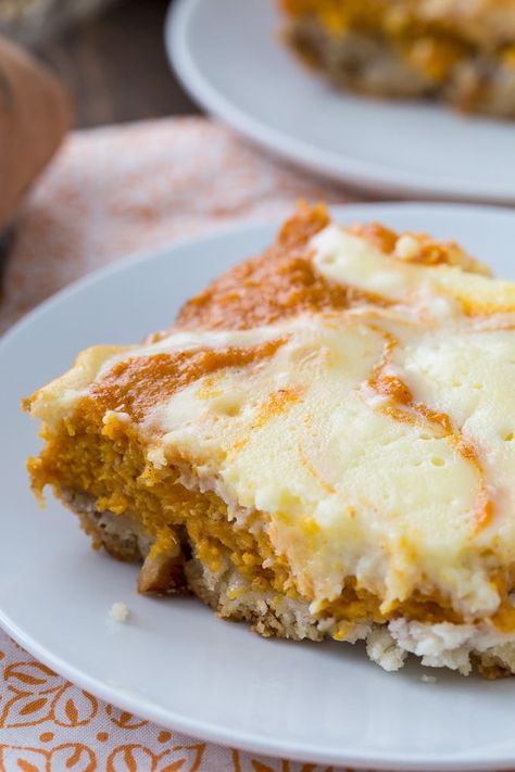 Sweet Potato And Cream Cheese, Sweet Potato Cream Cheese, Cheese Bars Recipe, Cream Cheese Bars Recipe, Cream Cheese Pie Recipes, Recipe Sweet Potato, Sweet Potato Cheesecake, Cream Cheese Recipe, Spicy Southern Kitchen