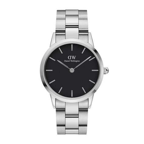 Daniel Wellington Metal-Link Watch - Best Affordable Watches Men Daniel Wellington Black, Dw Watch, Daniel Wellington Women, Daniel Wellington Watch, Luxury Timepieces, Skagen, Women's Watch, Watch Sale, Black Watch