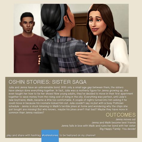 Oshin Stories: A New Way to Play The Sims 4 | Patreon Sims 4 Storylines, Sims 4 Stories, Sims 4 Patreon, Job Hunting, The Sims 4, The Sims, Sims 4, To Play, Instagram Story