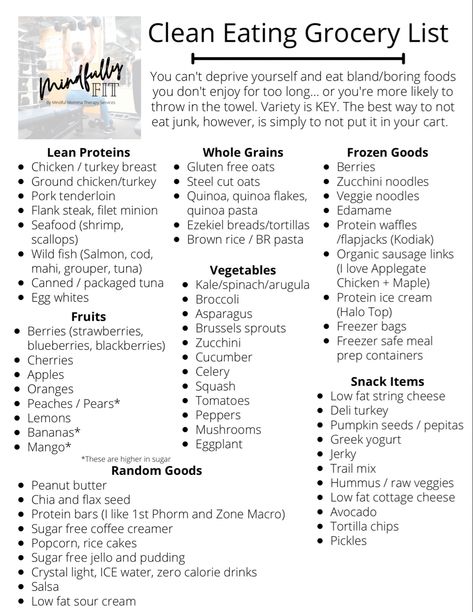 Clean Grocery List, 1200 Calorie Diet Meal Plans, Gut Cleanse, Clean Eating Menu, Clean Eating Diet Plan, Clean Eating Grocery List, Meal Planning Menus, Clean Snacks, Healthy High Protein Meals