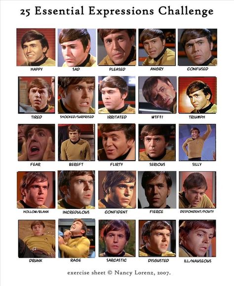 :) Chekov Star Trek, Star Trek Chekov, Expression Challenge, Star Trek 1, Enterprise Ncc 1701, Starship Enterprise, Spock, Star Trek Tos, Star Trek Universe