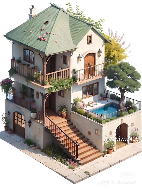 Discover templates, ebooks and more architecture resources. → Scrool down the page to see our free products! Home Designs Exterior, Sims 4 House Plans, Sims 4 House Building, Sims 4 House Design, Sims Building, Casas The Sims 4, Sims House Plans, House Arch Design, Casa Vintage