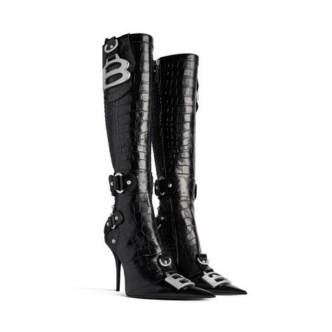 Winter 24 All | Balenciaga US Balenciaga Heels, Balenciaga Boots, Black Balenciaga, B Logo, Fashion Shoes Heels, Summer Handbags, Boot Pumps, Boot Bag, High Heel Boots