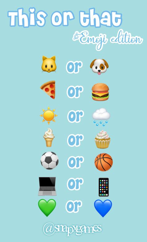 Choose This Or That, Emoji This Or That, Pinterest Games To Play, This Or That Pictures, This Or That, Bff Questions, Best Friend Test, Bff Quizes, Fun Sleepover Games