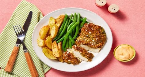 Simple, convenient, and delicious: that’s what’s in store with our Monterey Jack Un-Fried Chicken recipe, made with pre-measured, high-quality ingredients. Crispy Potato Wedges, Chicken Lunch Recipes, Chicken Lunch, Hello Fresh Recipes, Monterey Jack, Crispy Potatoes, Hello Fresh, Chicken Cutlets, Crispy Chicken