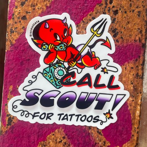 Hot Stuff Tattoo, Tattoo Traditional, Black Ink Tattoos, Tattoo Sticker, Tattoo Stickers, Traditional Tattoo, Ink Tattoo, Tattoo Ideas, Tattoos