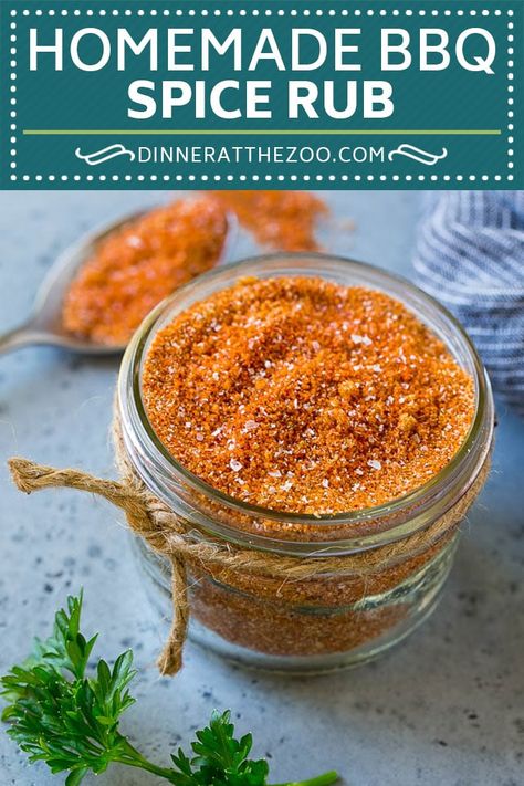 BBQ Rub Recipe | Homemade Spice Rub | Easy Spice Rub #spices #bbq #grilling #smoking #dinneratthezoo