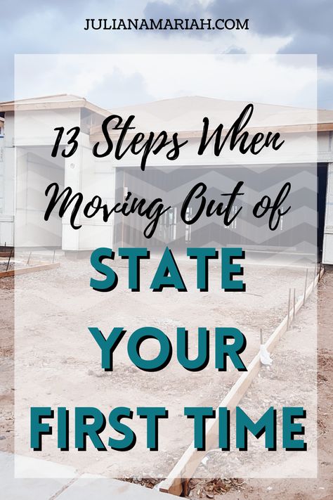 Ever moved out of state? It can be scary and stressful unless you take these 13 steps when moving. Moving Schools Mid Year, Planning To Move Out Of State, How To Move Out Of State, Checklist For Moving Out Of State, Moving To Another State Checklist, Moving States Checklist, Moving Checklist Out Of State, Moving Out Of State Checklist, Moving States