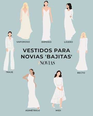 Vestidos para novias de estatura bajita - Foto 1 Boda Ideas, Essence, Wedding Dresses, Entertainment, Weddings, My Style, Makeup, Dresses, Beauty