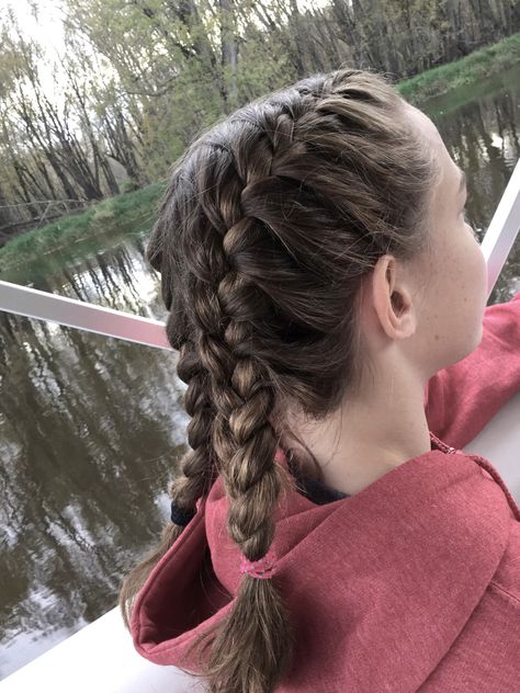 Double French braids Double French Braid, Long Twist Braids, Double Braids, Double French Braids, Medium Hair Braids, Mermaid Braid, French Braids, Loose Braids, Twist Braid Hairstyles