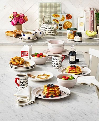 Kate Spade Dinnerware Sets - Macy's Kate Spade Dinnerware, York Candy, All In Good Taste, Kate Spade Kitchen, Spatula Set, Lunch To Go, Berry Bowl, Dinnerware Sets, Mugs Set