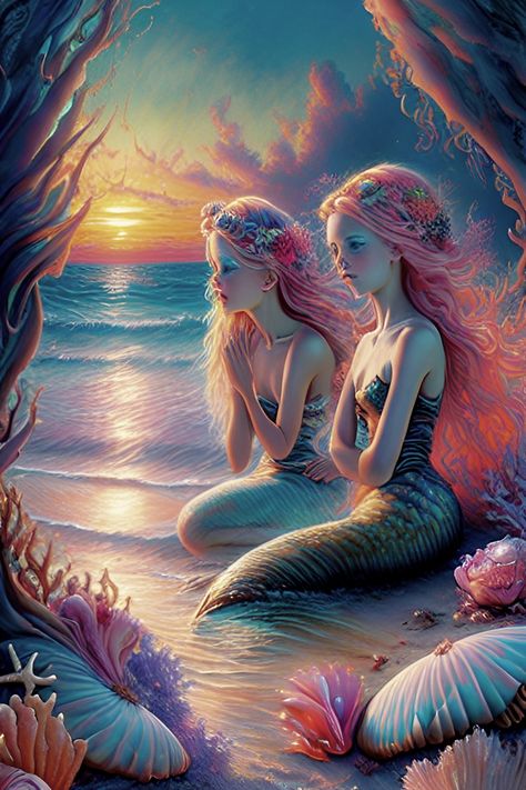 Mermaid Beauty, Puzzle Pattern, Beach Mermaid, Mermaid Photography, Pretty Mermaids, Mermaid Artwork, Sea Dress, Disney Princess Artwork, Barbie Wedding Dress