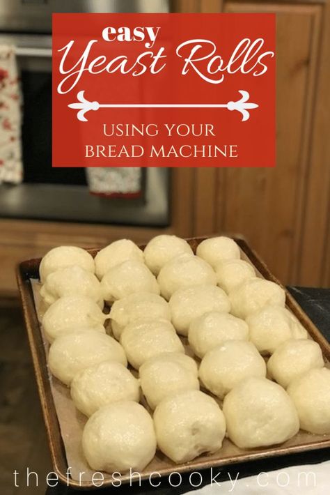 Bread Machine Yeast Rolls, Bread Machine Rolls Recipes, Bread Machine Yeast, Bread Machine Mixes, Bread Machine Rolls, Roll Dough Recipe, Easy Yeast Rolls, Homemade Yeast Rolls, Easy Bread Machine Recipes