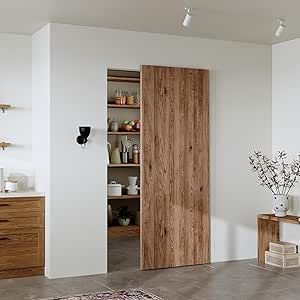 Barn Door With Hidden Hardware, Hidden Hardware Sliding Door, Concealed Barn Door Hardware, Hidden Door Wall, Concealed Barn Door, Concealed Sliding Door, Concealed Doors, Wooden Doors Interior, Sliding Barn Door Hardware