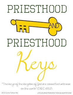 Lds Priesthood, Lds Object Lessons, Priesthood Keys, Visiting Teaching Handouts, Crafts Printable, Yw Lesson, Lds Lessons, Relief Society Activities, Primary Lessons