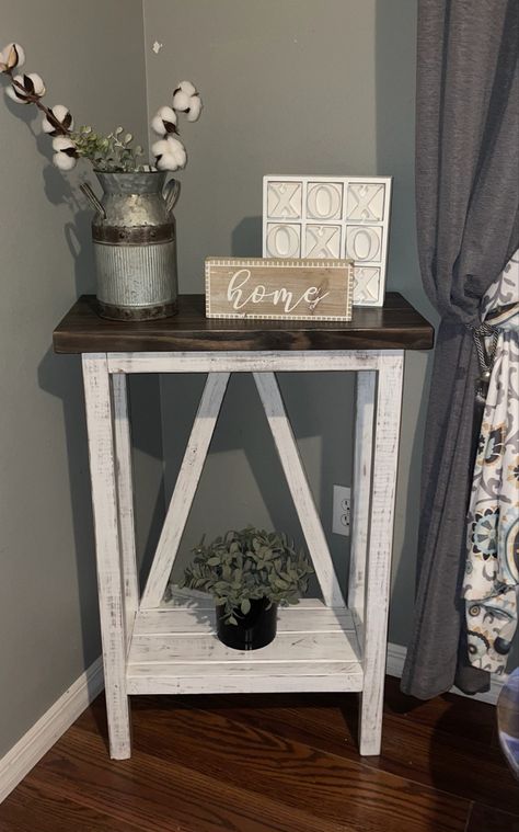 Small Entry Table, Small Entry Tables, Wood Entry Table, Etsy Furniture, Farmhouse Entry Table, Farmhouse Entryway Table, Small Entryway Table, Small Console Table, Farmhouse Entry