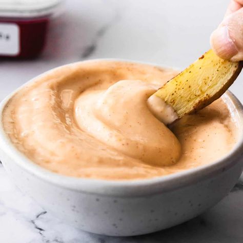 3-Minute Gochujang Aioli (Spicy Korean Mayo Dipping Sauce) | The Fruity Jem Korean Mayo, Gochujang Aioli, Mayo Dipping Sauce, Spicy Aioli, Mayo Sauce, Gochujang Sauce, Homemade Mayo, Spicy Korean, Crispy Fry