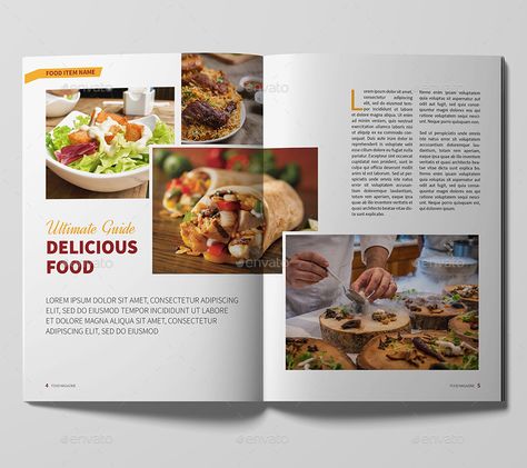 Food Magazine Layout, Recipe Graphic, Magazine Page Design, Plats Healthy, 잡지 레이아웃, Plant Based Cookbook, Recipes From Scratch, Magazine Advertisement, Food Content