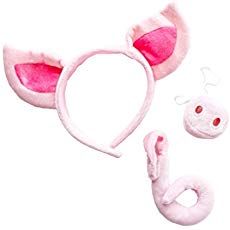 DIY Sesame Street Miss Piggy Costume | maskerix.com Pig Ears Headband, Miss Piggy Costume, Shrek Musical, Pun Costumes, Carefree Lifestyle, Ears And Tail Set, Pig Costumes, Pig Ears, Pig Nose