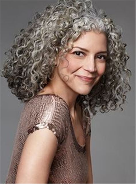 Salt and Pepper Hair Medium Length Human Hair Lace Front Curly Wigs Grey Hair Wig, Grey Curly Hair, Salt And Pepper Hair, Beautiful Gray Hair, Natural Gray Hair, Remy Human Hair Wigs, Going Gray, Hair Curly, Real Human Hair