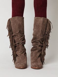 Fringe Boots Fringe Boots Outfit, Brown Fringe Boots, Ugg Adirondack, Michael Kors Handbags Outlet, Ugg Dakota, Cowboy Aesthetic, Ugg Kids, Fun Shoes, Ugg Classic Tall