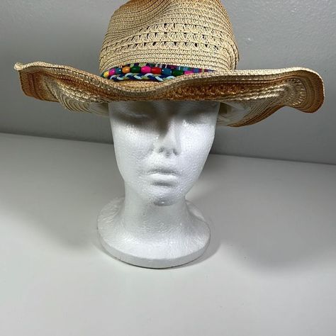 This Hat Is In Excellent Condition. It Does Not Have The Tags. It Never Has. It Is In A Plastic. Paper Cowboy Hat, Patagonia Trucker Hat, Womens Ball Caps, Rainbow Band, Black Bucket Hat, Black Bucket, Mom Hats, Street Outfits, Running Hats