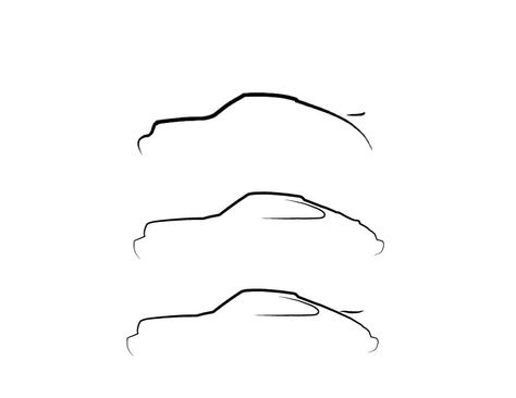 Porsche Tattoo Ideas, Minimal Car Tattoos, Fineline Car Tattoo, Mustang Outline Tattoo, Line Work Car Tattoo, Car Outline Tattoo, Porsche Tattoo, Cars Line Art, Car Line Drawing