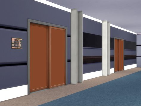 The Sims Resource - (Not quite) Enterprise-D sliding doors Sims 4 Sliding Door, School Doors, Sims 4 Cc Packs, Door Sets, Pantalon Large, Sims 4 Cc, The Sims Resource, Sims Resource, Security Door