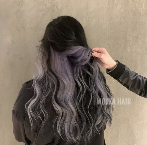 Hair Color Ideas Underneath Colour, Chicken Dip Crock Pot, Under Hair Dye, Under Hair Color, Hair Color Ideas Underneath, Buffalo Chicken Dip Crock Pot, Two Color Hair, Hair Dye Tips, Korean Hair Color