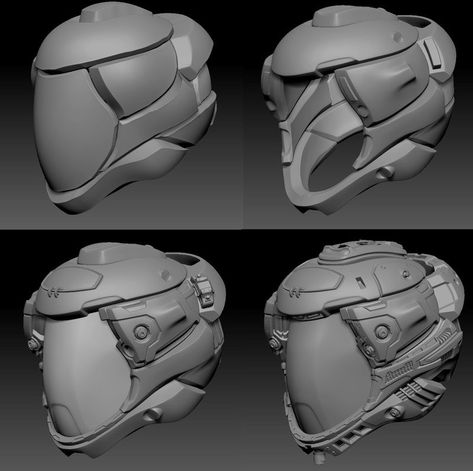 Scifi Helmet, Futuristic Helmets, Sci Fi Helmet, Sci-fi Helmet, 3d Clothes, Sci Fi Armor, Combat Suit, Sci Fi Clothing, Futuristic Helmet