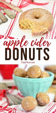 APPLE CIDER DONUT HOLES WITH BROWN BUTTER GLAZE The apple flavor in this apple cider donut is subtle and sweet while the browned butter glaze adds just a hint of caramel flavor that making this one of my favorite donuts yet! print full recipe at TidyMom.net #donut #doughnut #applecider #apple via Tidy Life. Tasty Food with Cheryl Sousan of Tidymom.net Apple Cider Donut Holes, Brown Butter Glaze, Cider Donuts Recipe, Apple Cider Donuts Recipe, Maple Donuts, Apple Cider Donuts Baked, Fall Goodies, Viral Recipes, Butter Glaze