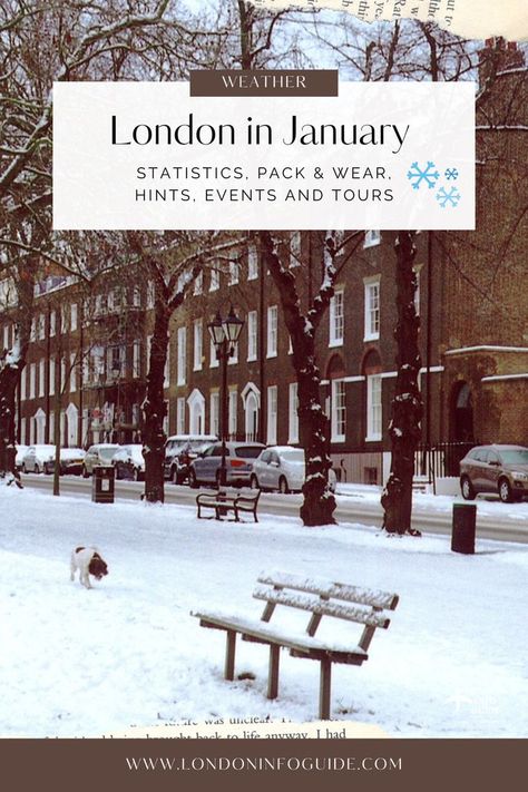 Snowy day in London London Tourist Spots, London In January, London In Winter, London Weather, London England Travel, London Tourist, London Bucket List, Things To Do In London, Very Cold