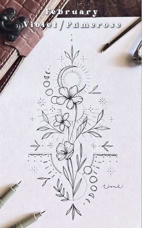 Enchanted Tattoo, Ethereal Tattoos, Henne Tattoo, Whimsical Tattoos, Artsy Tattoos, Nike Clothes, Tattoo Leg, Clever Tattoos, Spine Tattoos For Women