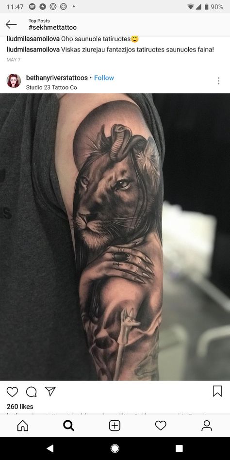 Sekhmet goddess of war Eygptain Goddess Tattoos, Sekhmet Tattoo Goddesses, Kemetic Tattoos, Sekhmet Goddess Tattoo, Sekhmet Tattoo, Skin Artwork, Sekhmet Goddess, Maat Goddess, Female Lion Tattoo