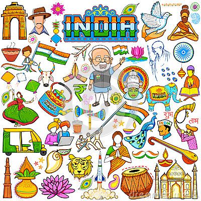 Poster For Independence Day India, 75 Republic Day India, Doodle Art Indian Culture, Indian Independence Day Posters Design, Happy Independence Day India Art, Festivals Of India Drawing, Independence Day Doodle Art, Happy Independence Day India Drawing, Republic Day India Drawing