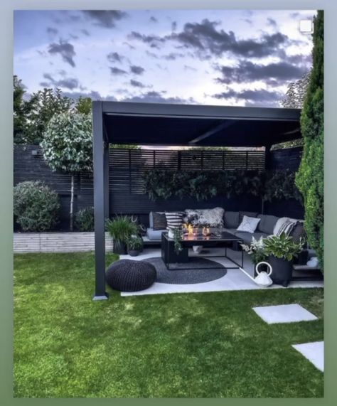 Terrace Garden Design, Outdoor Patio Designs, Back Garden Design, Backyard Seating, Backyard Renovations, Patio Garden Design, Backyard Remodel, Modern Backyard, Outdoor Gardens Design