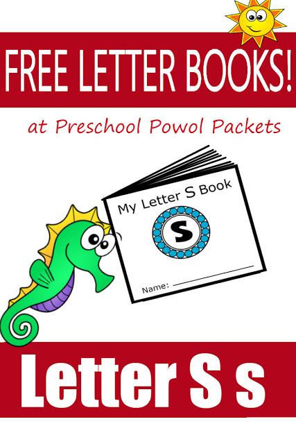 Letter S Free Printable Minibook Alphabet Series | Preschool Powol Packets Letter J Activities, Books For Preschool, D Book, Teaching Letters, Teaching The Alphabet, Preschool Letters, Letter Activities, Book Letters, Homeschool Printables