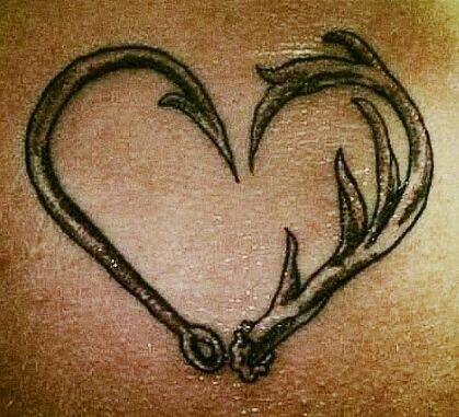 Fishing Hunting Tattoo, Fishing Tattoos, Trout Tattoo, Hook Tattoo, Tattoo Fish, Fishing Hook Tattoo, Hook Tattoos, Memory Tattoos, Father Daughter Tattoos