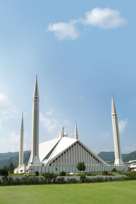 Mosque. Muslima€?s Worship Place. Shah Faisal Mosque in Islamabad City of Pakist , #AD, #Worship, #Place, #Mosque, #Muslim, #Shah #ad Pakistan Cities, Mosque Pictures, Shah Faisal Mosque, Jama Masjid Delhi, Modern Mosque, Faisal Mosque, Pakistan Tourism, Sultan Qaboos Grand Mosque, History Of Pakistan