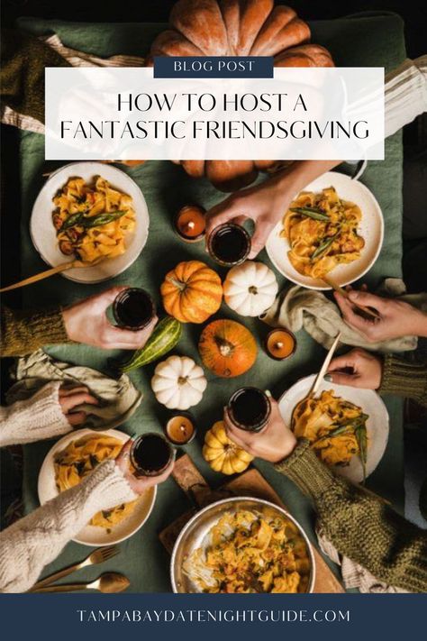 Our Friendsgiving guide includes the basics of hosting, fun ideas, gourmet markets in Tampa Bay for nibbles, plus ideas on games to play. TampaBayDateNightGuide.com Fun Ideas, Chana Masala, Tampa Bay, The Basics, Games To Play, Tampa, To Play, To Create, Thanksgiving