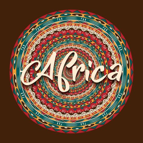 African pattern logo mandala element vector template. Africa Ethnic logo text, traditional ethnic symbol embroidery print. Kenya design for label, badge, safari poster. Tribal geometric sign isolated Cultural Fest Logo, African Pattern Design Graphics, African Logo, Safari Poster, Cultural Design, Mandala Logo, Food Logo Design Inspiration, Daycare Design, Pan Africanism