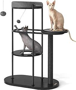 Ikea Couch, Modern Cat Tree, Cat Perch, Cat Condo, Cat Scratching Post, Old Cats, Modern Cat, Cat Tower, Scratching Post