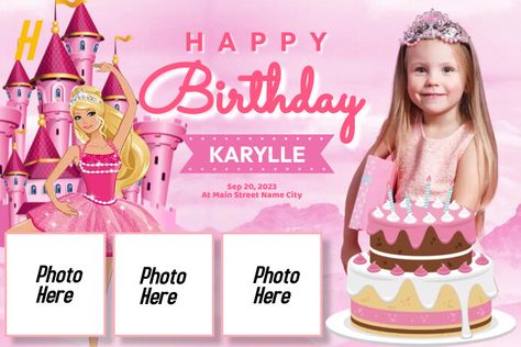 82,500+ Free Templates for 'Birthday girl tarpaulin layout' Barbie Background For Tarpaulin, Barbie Tarpaulin Layout, Happy Birthday Tarpaulin Layout, Tarpaulin Design Layout Birthday, Barbie Happy Birthday Banner, Birthday Reference, Barbie Background, Tarpaulin Layout, Birthday Tarpaulin