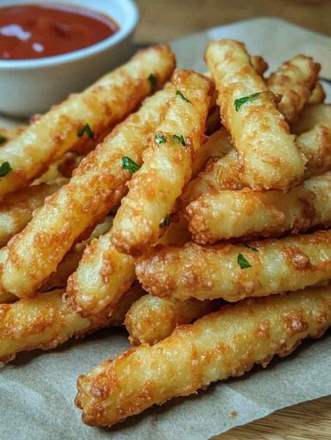 Easy Homemade Recipes | "My family can't get enough of these Crispy Cheese Potato Sticks | Facebook Potato Fingers, Cheese Potato, Potato Sticks, Crispy Cheese, Cheese Potatoes, Cheese Sticks, Easy Homemade Recipes, Easy Homemade, My Family