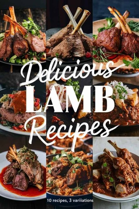 10 Delicious Lamb Recipes That Will Make You Feel Like a Master Chef Recipes With Lamb Meat, Christmas Lamb Dinner, Lamb Bolognese Recipes, Lamb Heart Recipes, Lamb Dishes Main Courses, Diced Lamb Recipes, Lamb Shoulder Recipes, Lamb Neck Recipes, Shoulder Of Lamb Recipes