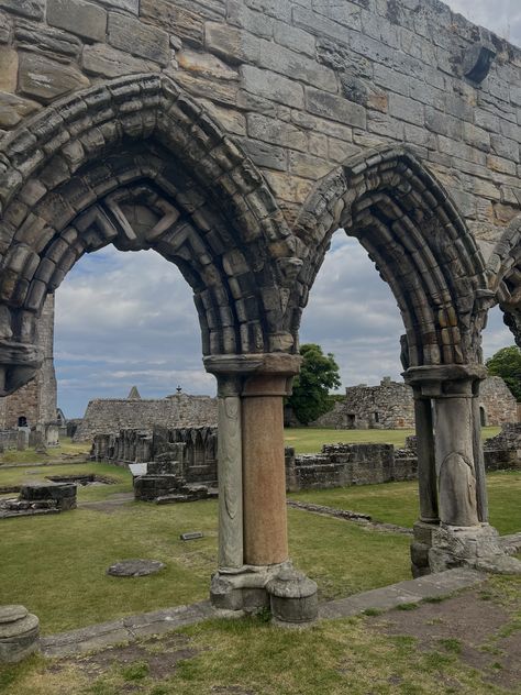 St Andrews Cathedral Scotland, At Andrews University, St Andrews University Scotland, Scotland Cities, St Andrews Cathedral, Uni Vibes, University Of St Andrews, University Inspiration, St Andrews University