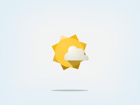 Google Weather GIF by Michael Mendez Weather Gif, Google Weather, Web Design User Interface, Weather Crafts, Ui Animation, Icon Gif, Sun Logo, Weather Icons, Sun And Clouds