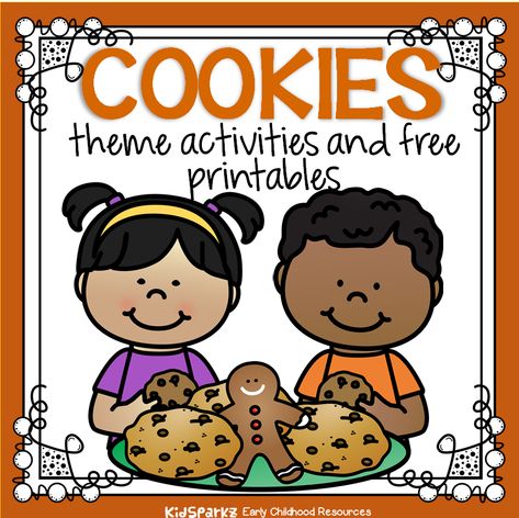 Cookies theme printables, activities and games to make and use when planning lessons and curriculum for #preschool #preK and #Kindergarten children.  #cookiestheme Name Activities Preschool, Christmas Cookies Kids, Class Themes, Cookies Kids, Games For Preschool, Gingerbread Man Activities, Easter Worksheets, Winter Activities Preschool, Cookies Theme