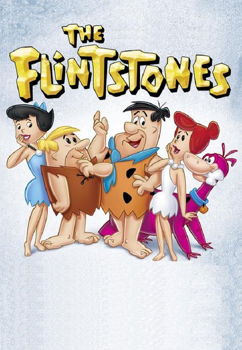 The Flintstones Flintstones Cartoon, Flintstone Cartoon, Old Cartoon Shows, Flint Stone, The Flintstones, Kids Tv Shows, Classic Cartoon Characters, Anime Canvas Art, Family Images